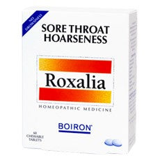 Roxalia Sore Throat Hoarseness 60 Chewable Tablets