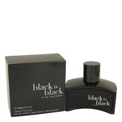 Black Is Black Eau De Toilette Spray By Nu Parfums