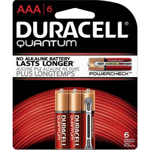Duracell Quantum AAA 6Pcs Batteries Lasts Longer