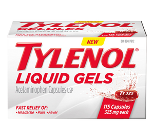 Tylenol Liquid Gels 325mg 115's