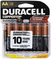 Duracell Coppertop AA12 Pcs Batteries