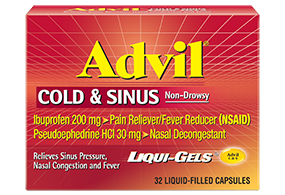 ADVIL Cold & Sinus Liqui-Gel 40's