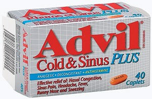 Advil Cold & Sinus Plus 40 Caplets