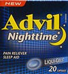 ADVIL Nighttime Liqui-Gels 10's 200mg
