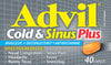 Advil Cold&Sinus NightTime 40's - Advil Cold & Sinus NightTime 40's