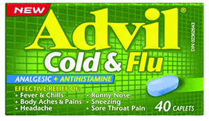 Advil Cold And Flu Caplets 40s - Advil Cold & Flu Caplets 40s