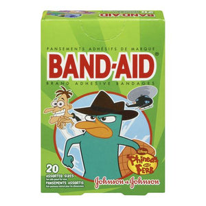 Band-Aid Disney Phineas & Ferb Assorted  20'S