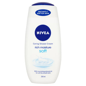 Nivea Caring Shower Cream Rich Moisture Soft 250ml
