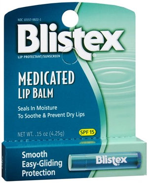 Blistex Lip Medicated Lip Balm  spf 15   0.15OZ (4.25g)  Seals In Moisture