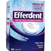 EFFERDENT Anti-Bacterial Denture Cleanser 78 tabs - Efferdent  Anti-Bacterial Denture Cleanser 78 tabs