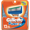 GILLETTE  Fusion 12 Cartridges