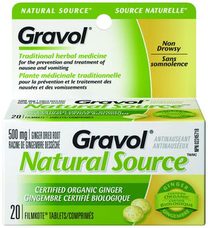 Gravol Ginger Natural Source 20's