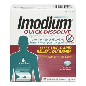Imodium Quick-Dissolve 20's