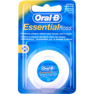Oral-B Essential  Floss Unwaxed 50 m