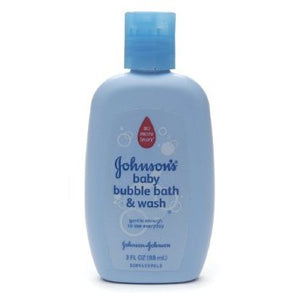 Johnson Baby Bubble Bath & Wash 88ml - Johnson Baby Bubble Bath & Wash Trial Size 3 oz(88ml)