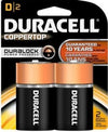 DURACELL Coppertop D 2 Pcs Battery