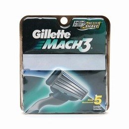 GILLETTE Mach 3 5 Cartridges
