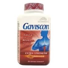 Gaviscon Extra Strength Fruit 60 chewable tabs