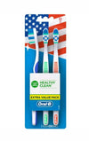 Oral-B Healthy Clean Extra Value Pack Tooth Brush Soft 3's