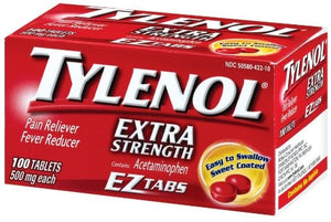 Tylenol  Extra Strength Eazy 100 Tablets - Tylenol  Extra Strength Easy 100 Tablets