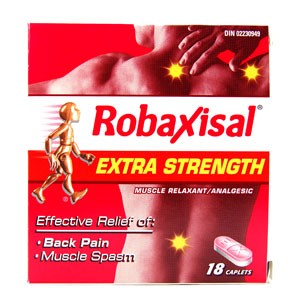 Robaxisal Caplet Extra Strength 18's