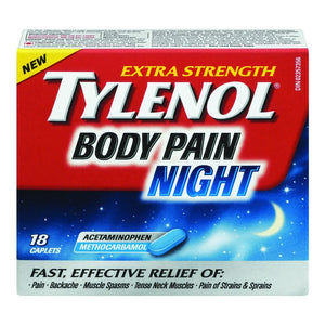 Tylenol Body Pain Night Extra Strength 18 Caplets