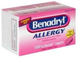 BENADRYL Allergy 25 mg , 100's
