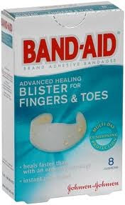 Band-Aid 8's For Fingers & Toes Blister Cushions