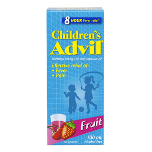 Children's Advil Fruit 100 ml Alcohol Free