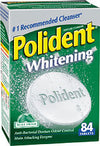POLIDENT WHITENING DENTURE CLEANSER 84 TABLET
