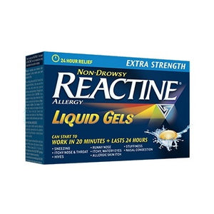 Reactine Liquid Gels Extra Strength 25 Capsules