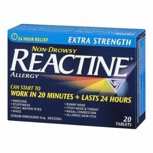 Reactine Extra Strength 20's