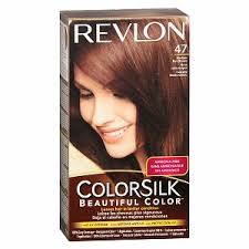 REVLON 47 Medium Rich Brown  - Revlon 47 Medium Rich Brown ColorSilk