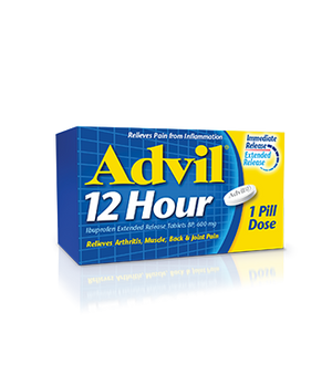 Advil 12 Hour 600mg 1 Pill Dose 85 Tablets
