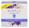 Summer's Eve Simply Cleansing Cloths Lavender & Chamomile 14's
