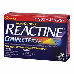 Reactine Allergy / Sinus 20's