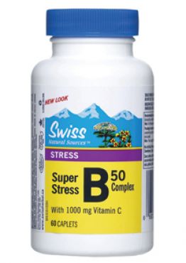 B50 Complex Super Stress with 1000mg Vitamin C Caplet 60s - B50 Complex Super Stress With Vitamin C 1000 mg Caplet 60