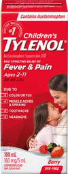 Tylenol Children's For Fever & Pain Berry 2-11 years