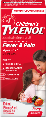 Tylenol Children's For Fever & Pain Berry 2-11 years