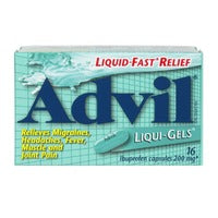 Advil 200 mg Liqui-Gels 16's