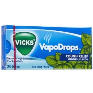Vicks VapoDrops Cough Relief 20 Count - Vicks VapoDrops Cough Relief 20's Menthol