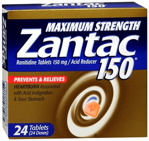 Zantac 150 mg Maximum Strength Tablet 24's